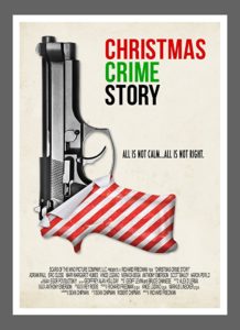 Christmas crime story poster gun